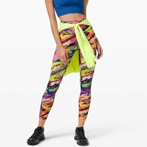 NWT Lululemon Catalyst Multi Color Wunder Train High Rise Tight Leggings 25 4